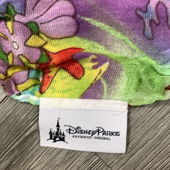 Disney Parks Little Mermaid Oblong Scarf 21x72 - Picture 6 of 7